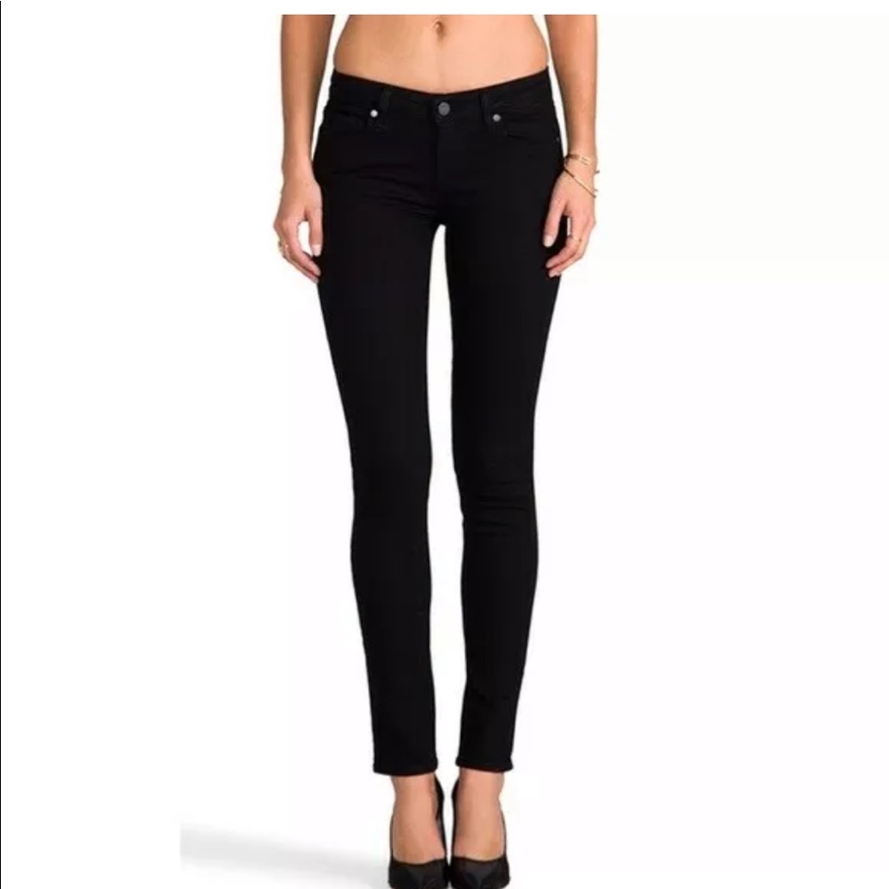 PAIGE Women's Black Skinny Jeans